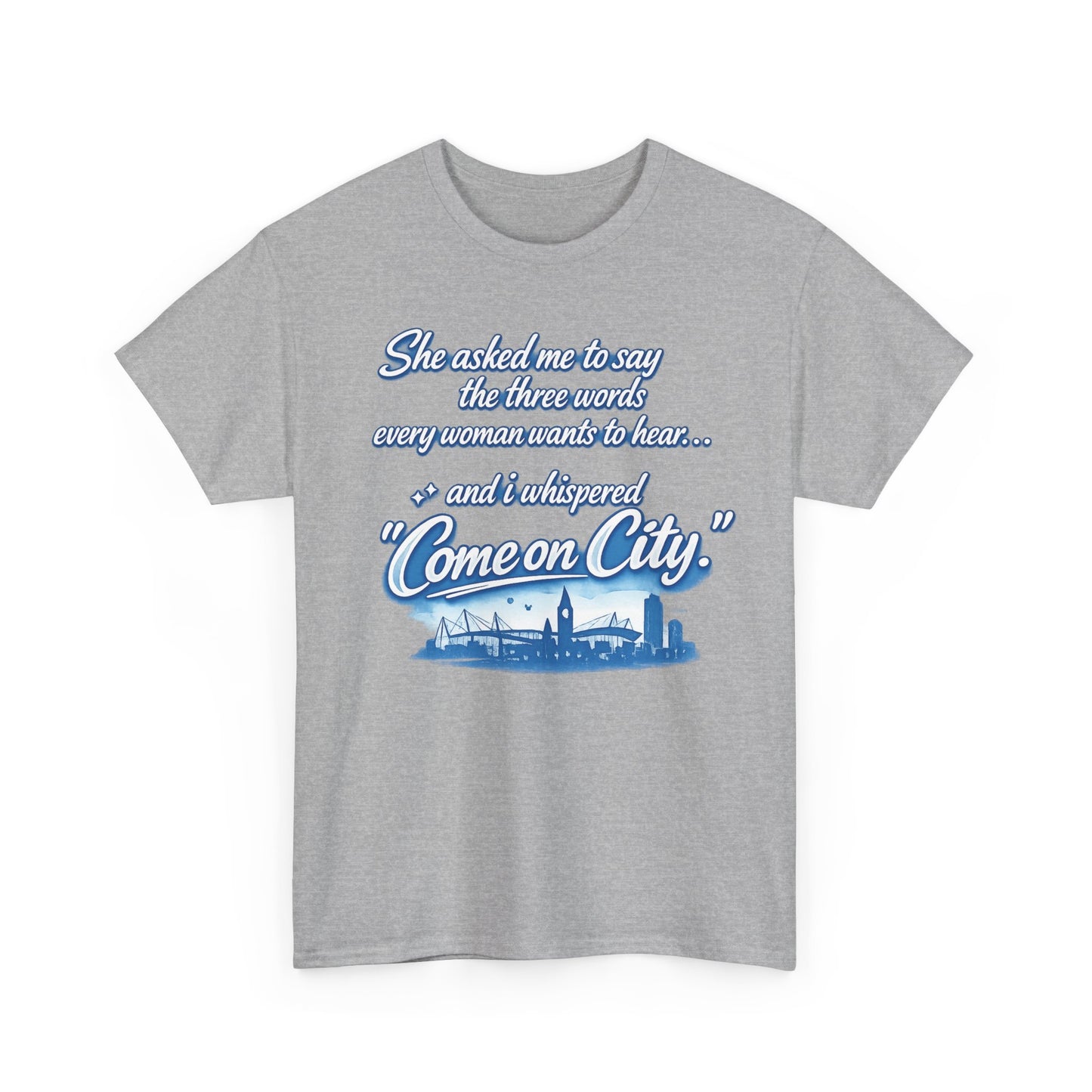 Come on City Skyline Tee — Retro Script Urban Pride T‑Shirt