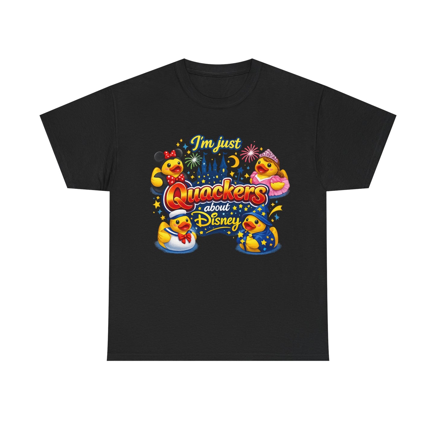 Quackers About Disney Rubber Duck Tee — "I'm Just Quackers About Disney" Graphic T-Shirt