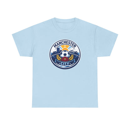 Manchester City Unofficial Soccer Logo T-Shirt — Football Fan Tee