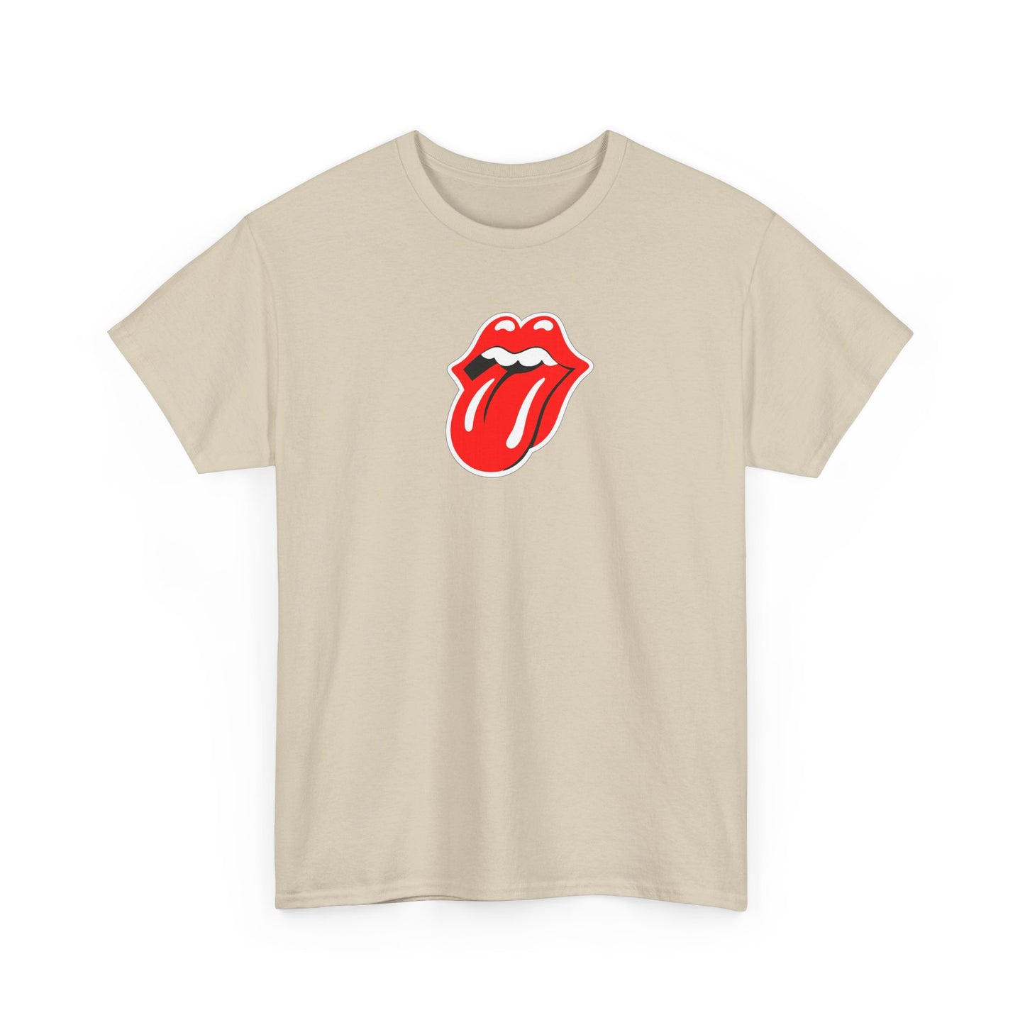 Rock Retro Red Tongue and Lips Graphic Tee