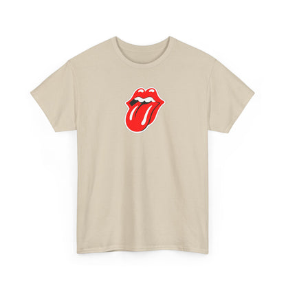Rock Retro Red Tongue and Lips Graphic Tee
