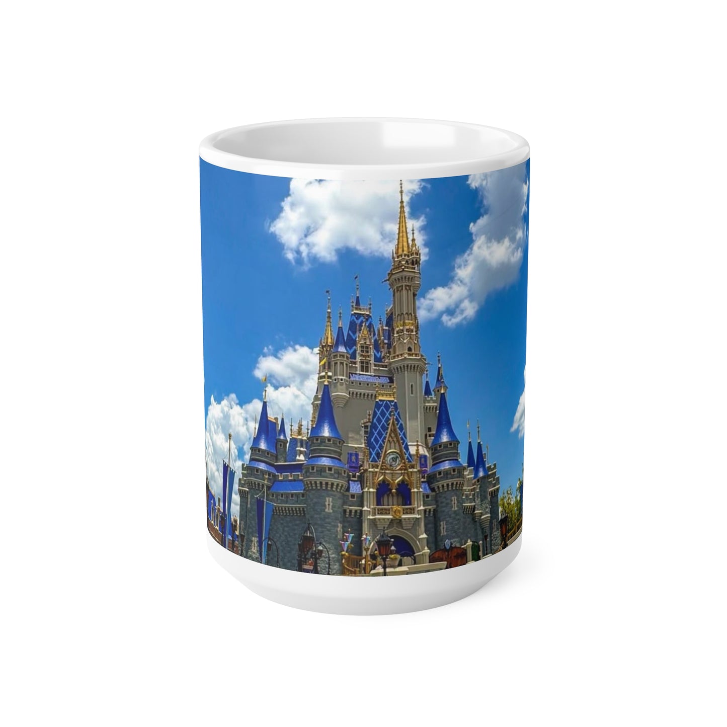 DIsney Castle Photo Ceramic Mug — Fantasy Theme Park Coffee Cup (11oz & 15oz)