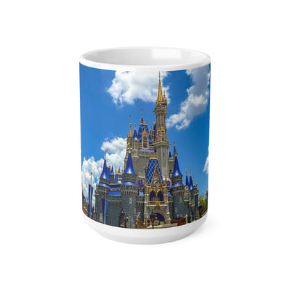 DIsney Castle Photo Ceramic Mug — Fantasy Theme Park Coffee Cup (11oz & 15oz)