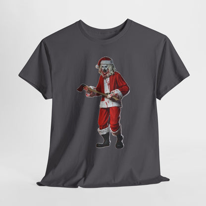 Santa Skeleton Guitar T-Shirt