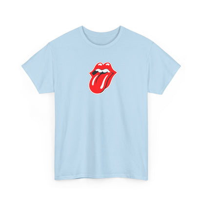 Rock Retro Red Tongue and Lips Graphic Tee