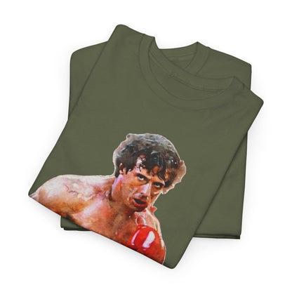 Boxing Rocky Balboa Graphic Tee – Retro Fighter Movie Shirt