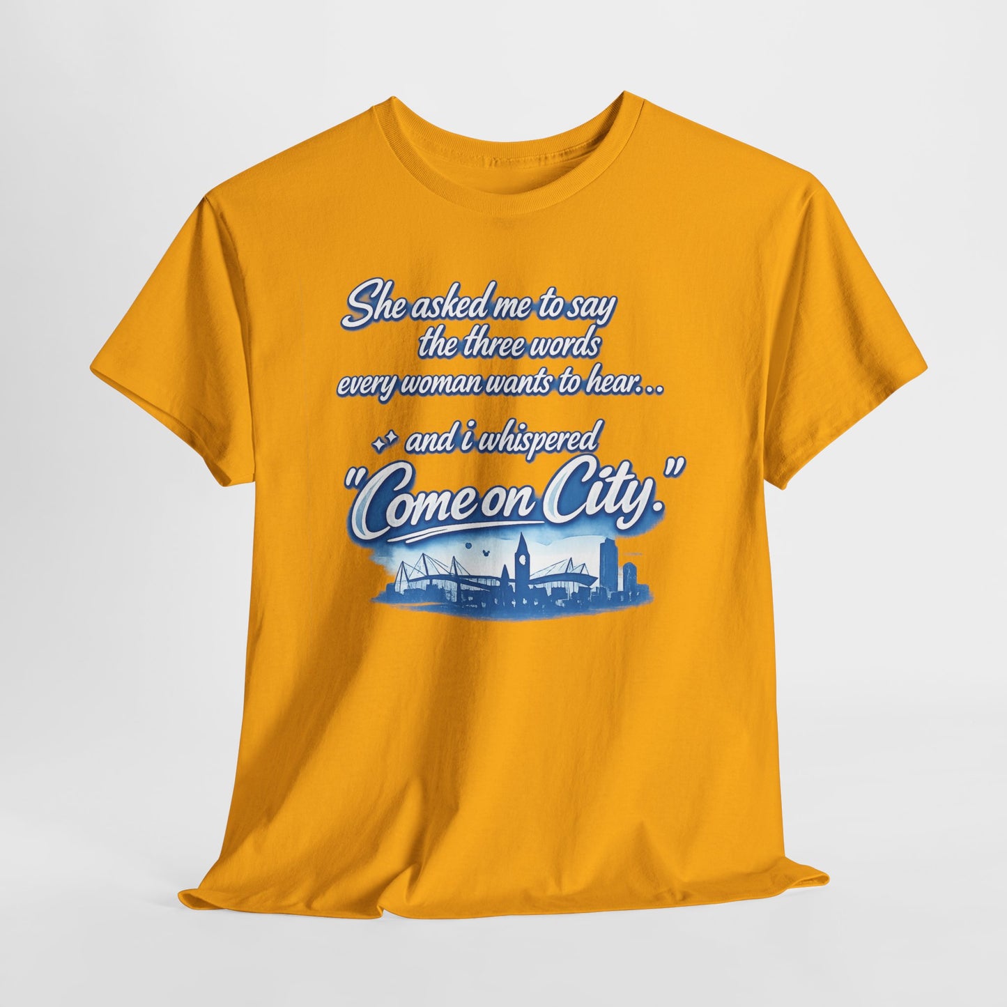 Come on City Skyline Tee — Retro Script Urban Pride T‑Shirt