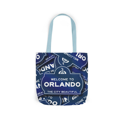 Orlando Welcome Sign Canvas Tote