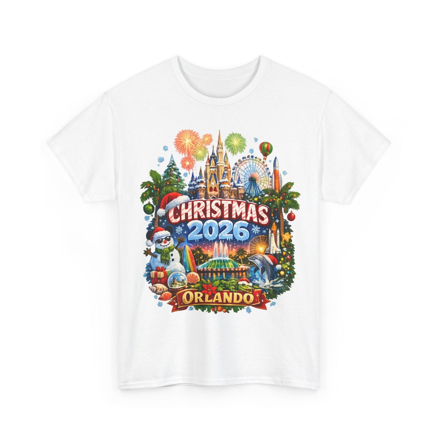 Christmas 2026 Orlando T-Shirt — Holiday Theme Park Souvenir Tee