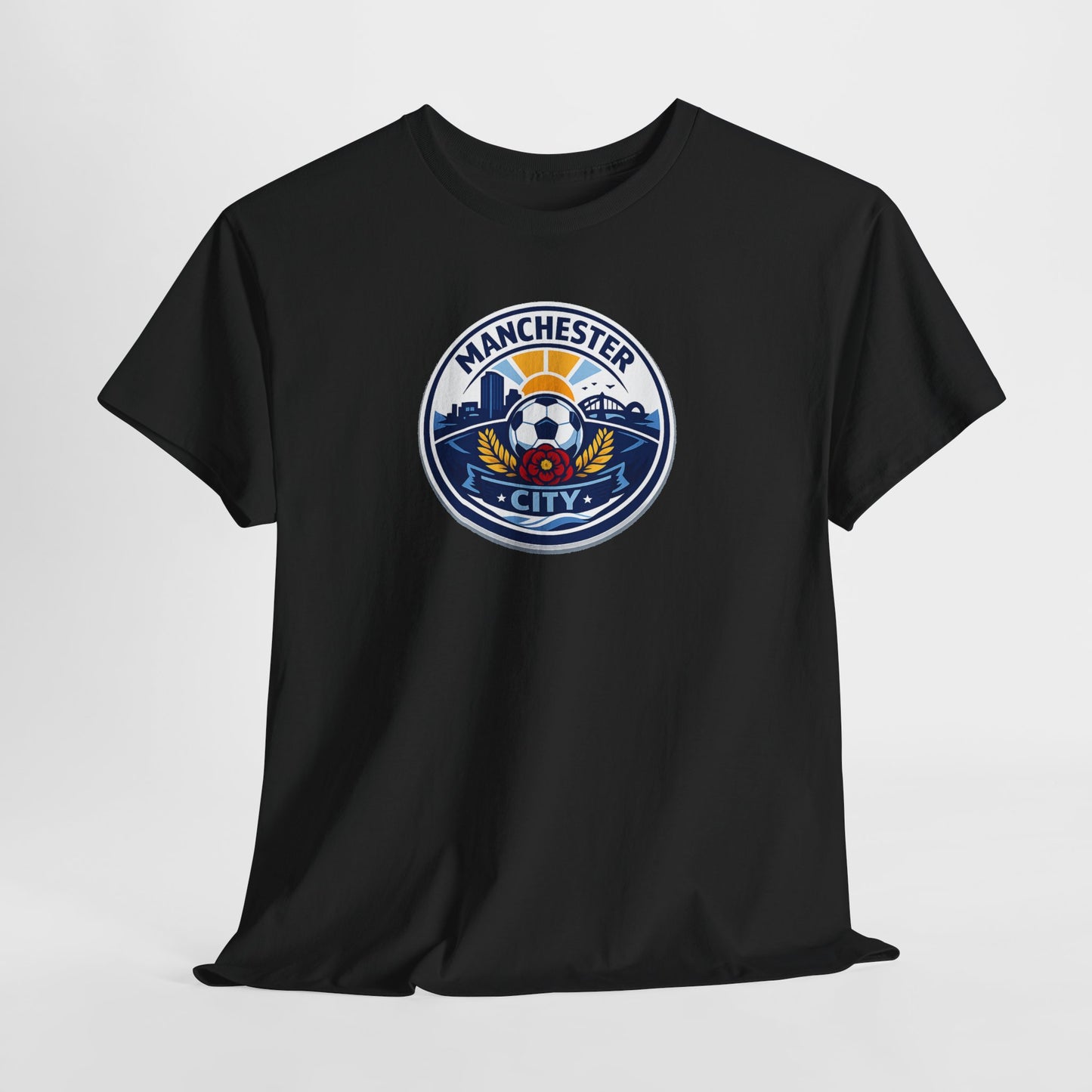 Manchester City Crest T-Shirt — Soccer Fan Tee