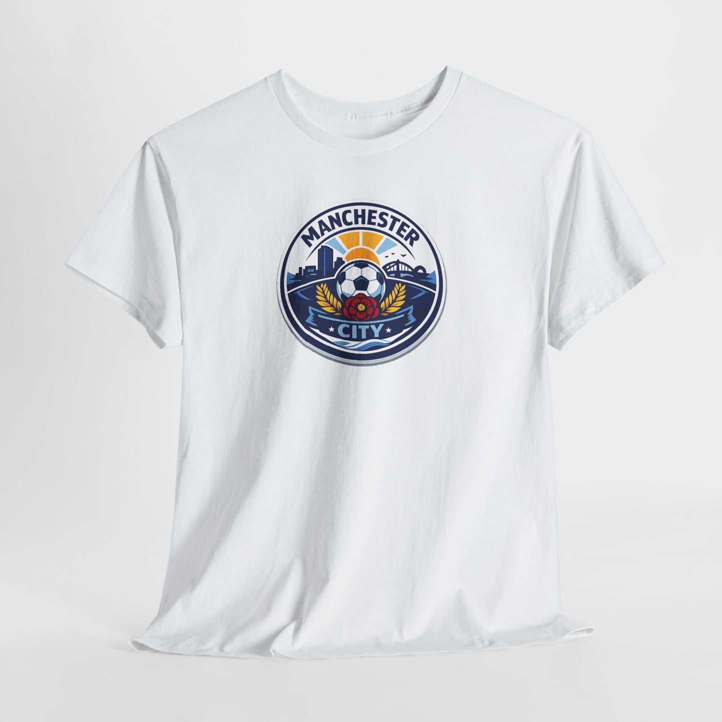 Manchester City Crest T-Shirt — Soccer Fan Tee