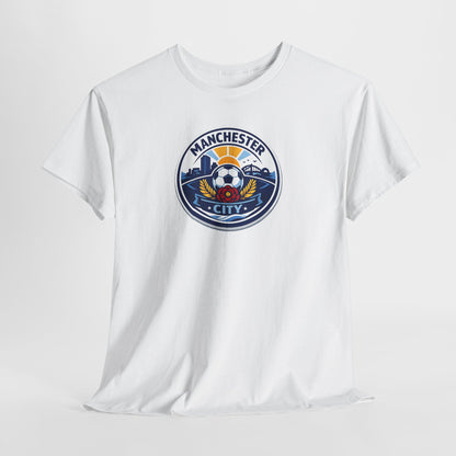 Manchester City Crest T-Shirt — Soccer Fan Tee