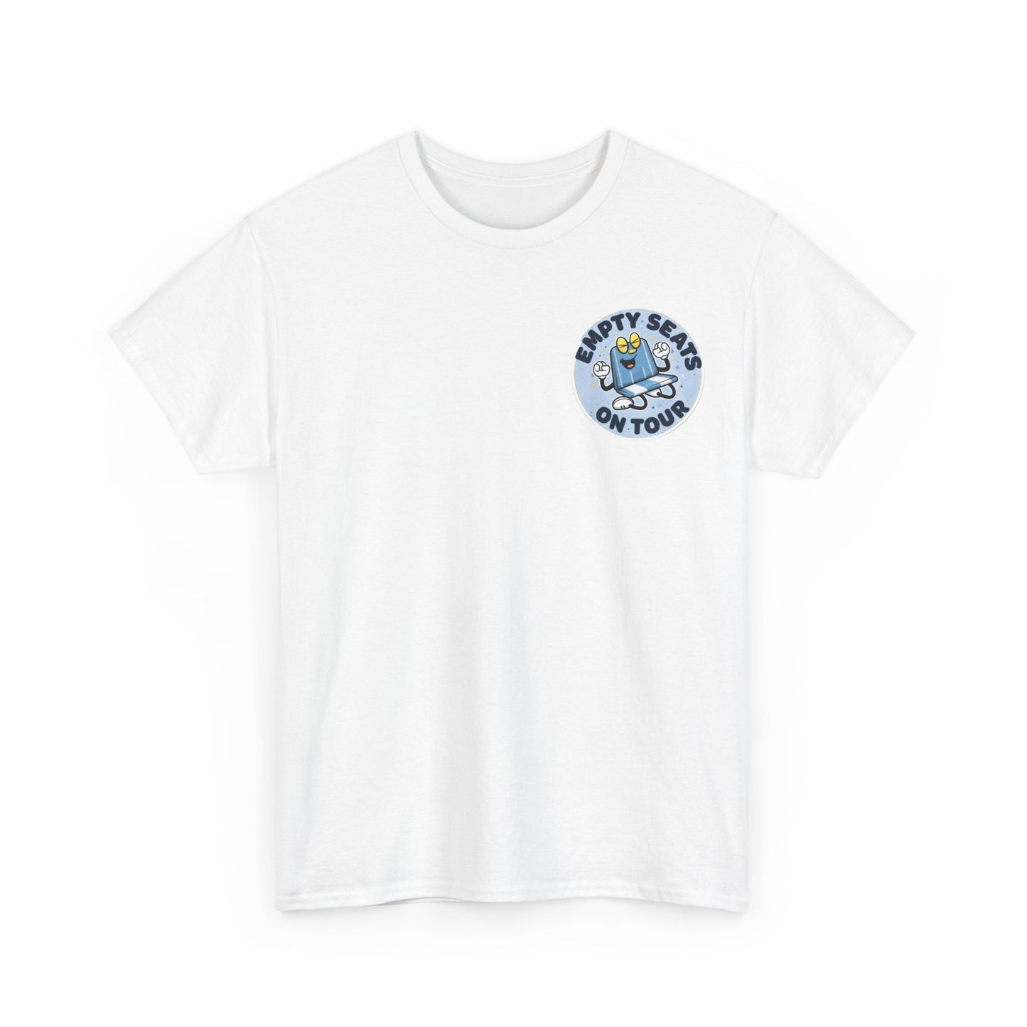 Manchester City T-Shirt — 'Empty Blue Seats On Tour' Retro Skate Graphic Tee