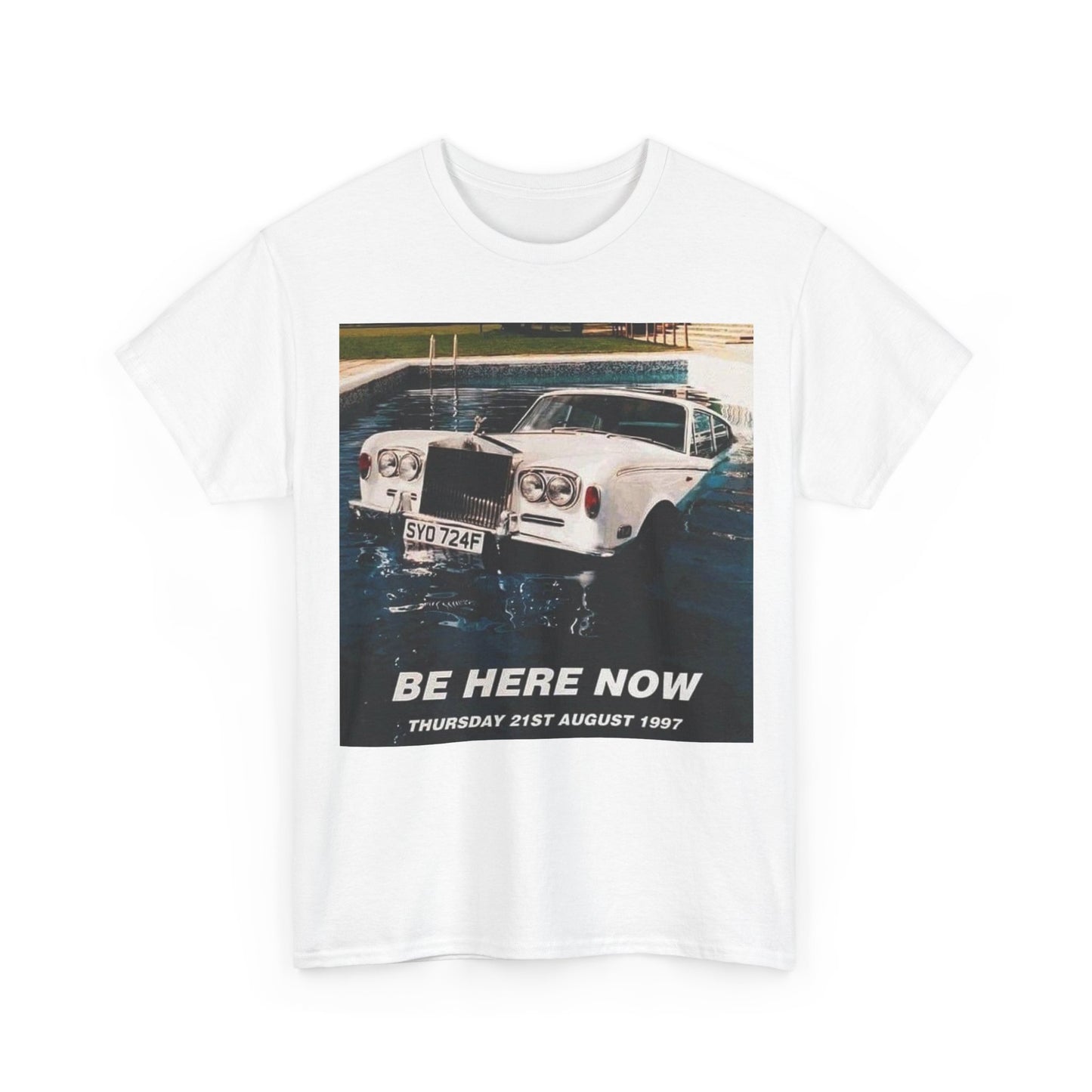 Oasis Be Here Now Vintage Graphic Tee — Retro Aesthetic T‑Shirt (Thursday 21st August 1997)