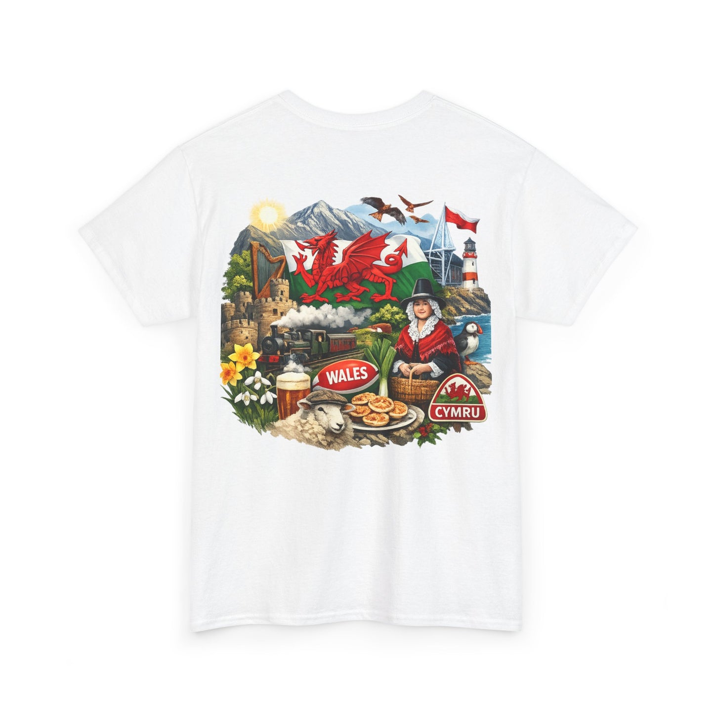 Wales Pride T-Shirt — 'Make Wales Great Again' Welsh Dragon Tee