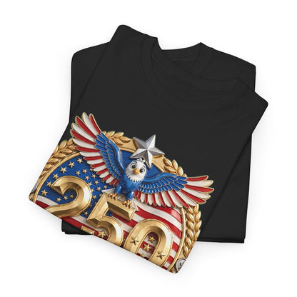 250th USA Anniversary T-Shirt – 1776–2026 Patriotic Eagle Emblem Tee