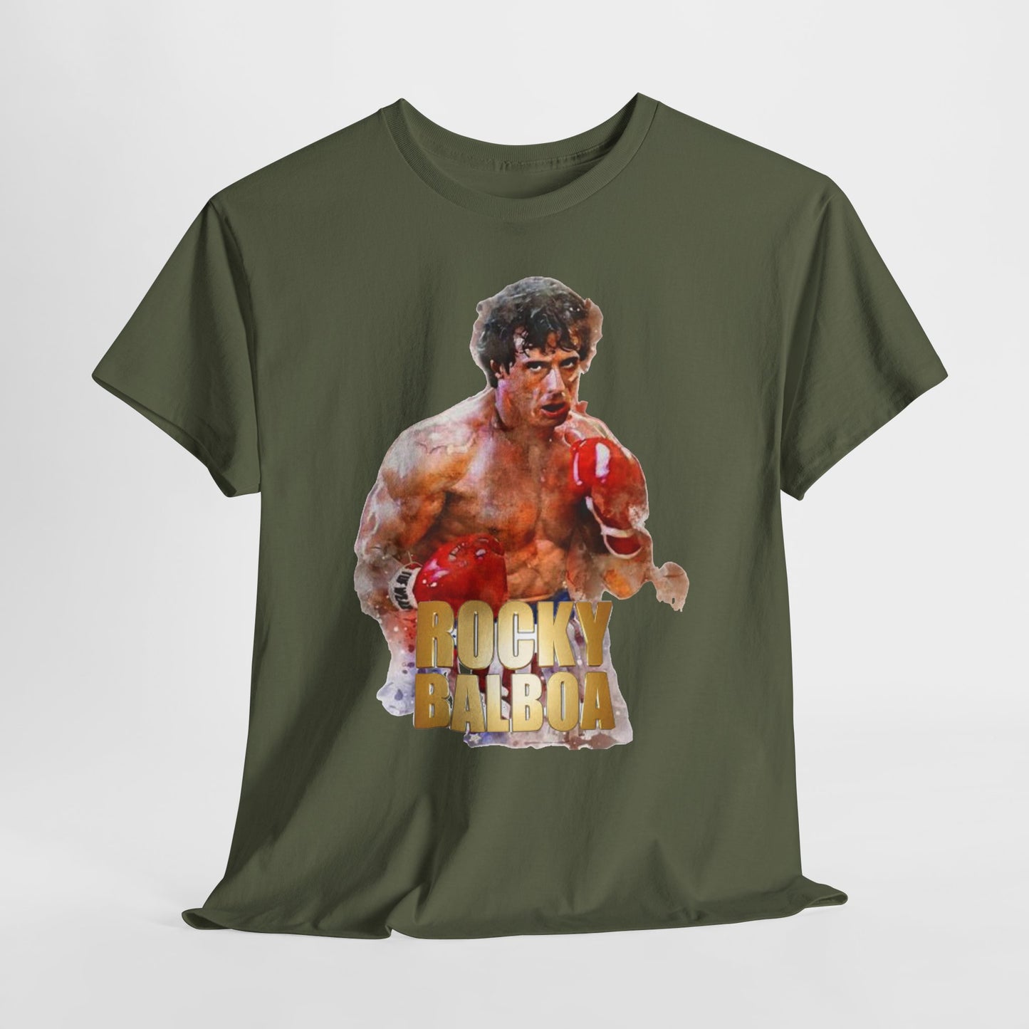 Boxing Rocky Balboa Graphic Tee – Retro Fighter Movie Shirt
