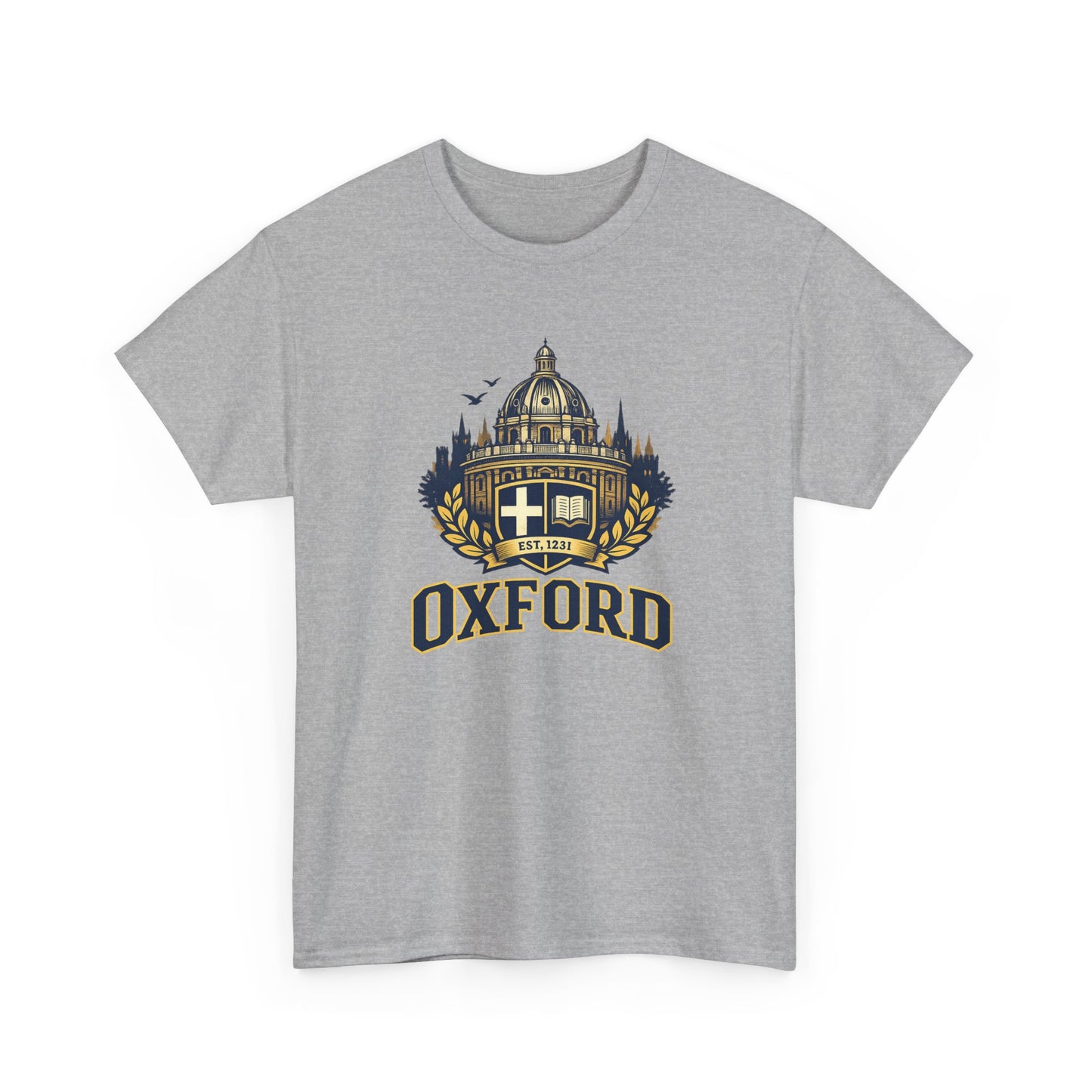 Oxford Crest T-Shirt — Vintage University Graphic Tee