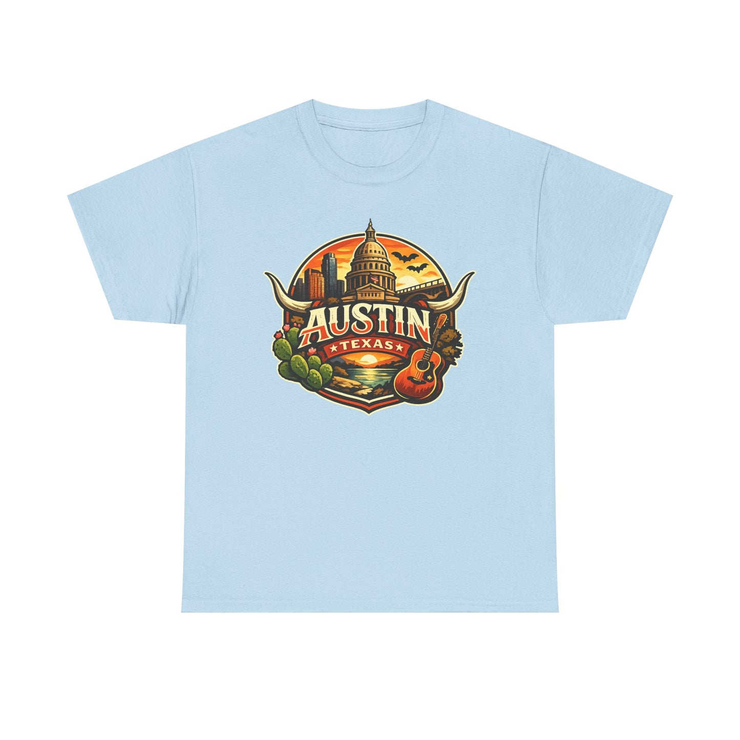 Austin Texas Vintage Travel T-Shirt