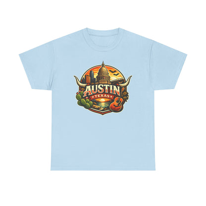 Austin Texas Vintage Travel T-Shirt
