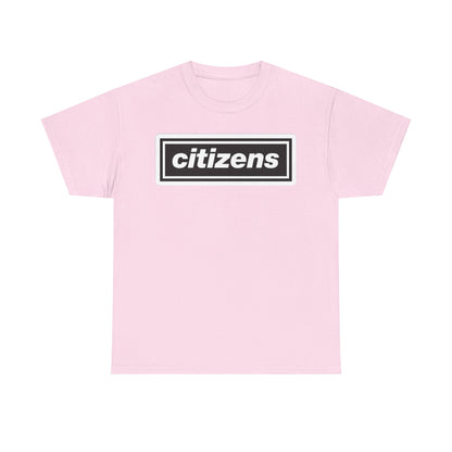 Citizens Manchester City Logo T-Shirt — Minimal Retro Box-Logo Tee