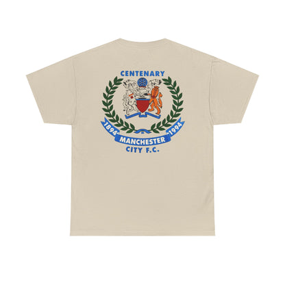 Manchester City F.C. Centenary Crest Tee — 1894–1994 Football Club Shirt
