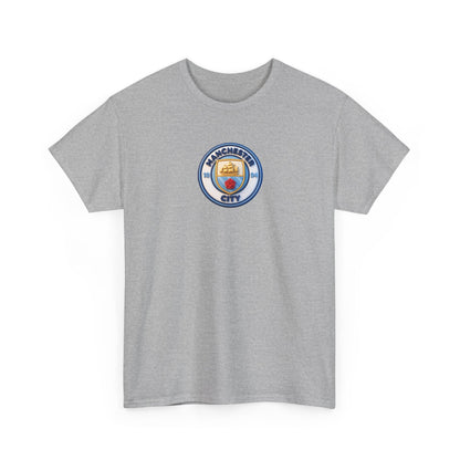 Manchester City Crest Unofficial 3D T-Shirt — Minimal Soccer Logo Tee