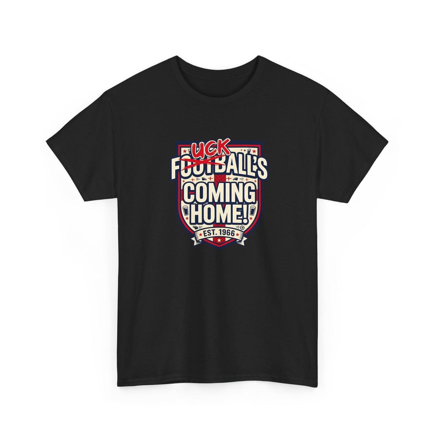 Provocative 'F*ck All's Football's Coming Home' Graphic Tee
