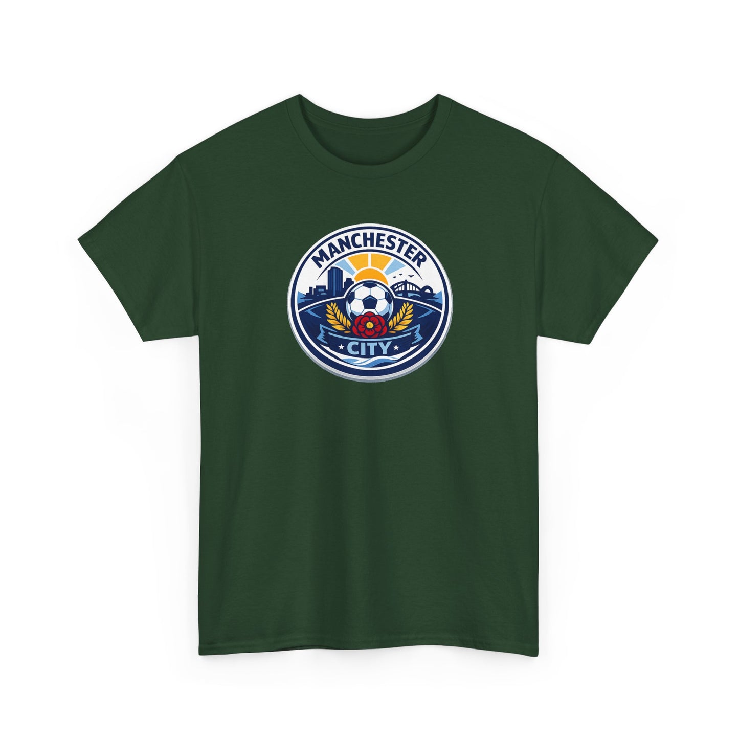 Manchester City Crest T-Shirt — Soccer Fan Tee