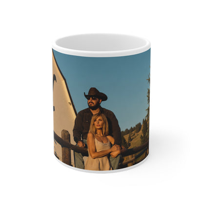 Yellowstone RIp & Beth Coffee Mug — Rustic Ranch 11oz/15oz Ceramic Cup
