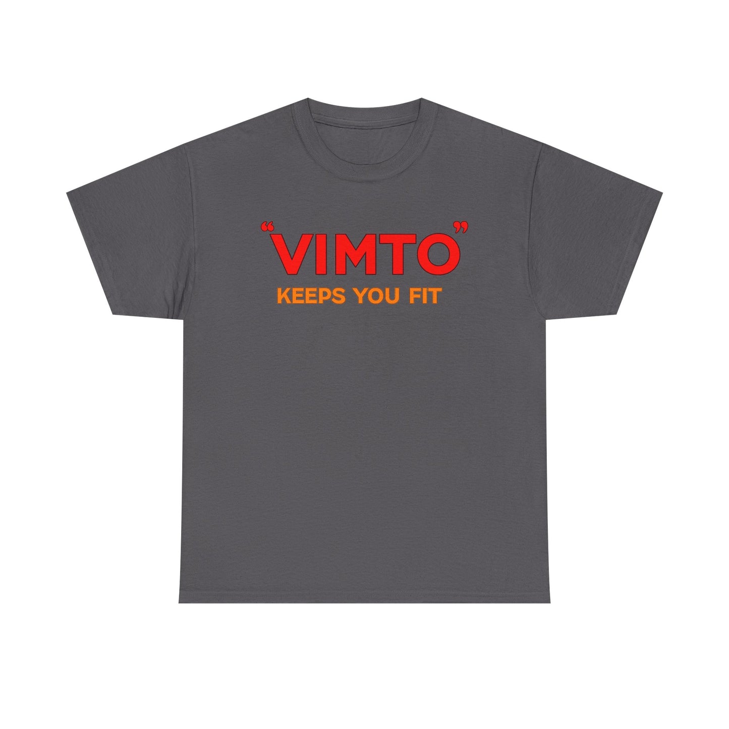 VIMTO "Keeps You Fit" Graphic Tee — Retro Beverage Logo T-Shirt