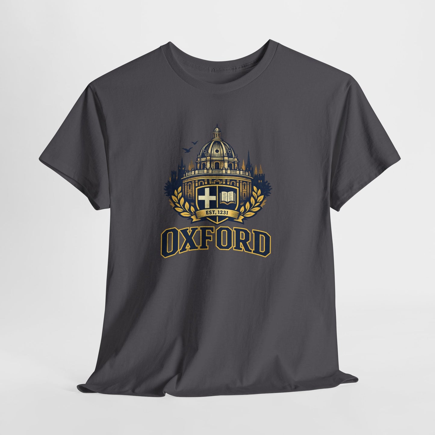 Oxford Crest T-Shirt — Vintage University Graphic Tee