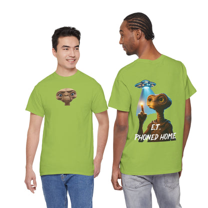 E.T. Phoned Home Tee — Retro Sci‑Fi Alien Graphic T-Shirt