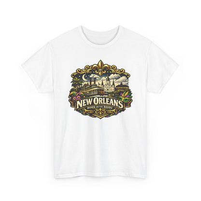 New Orleans Vintage Badge Tee — Crescent City Souvenir T-Shirt
