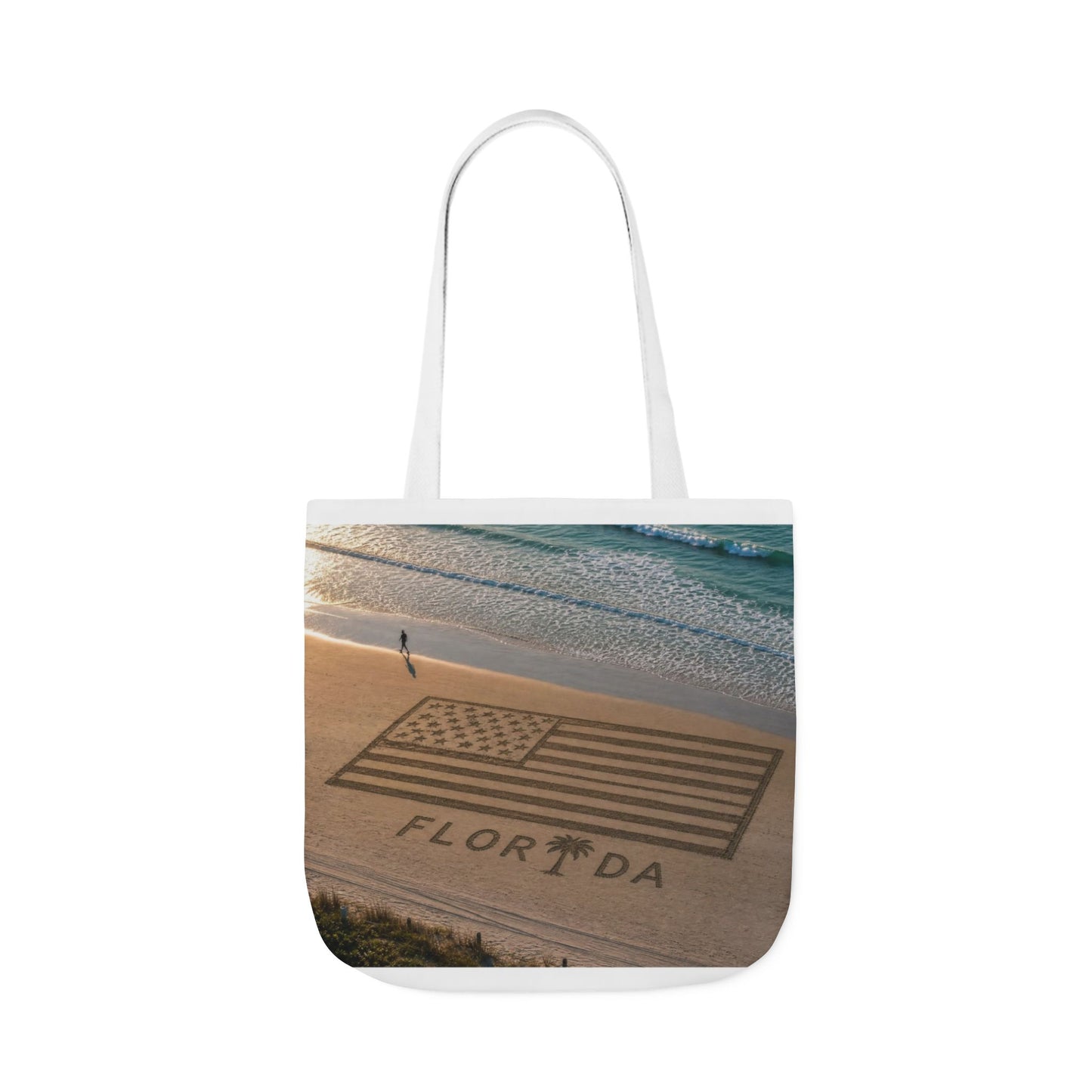 Florida Canvas Tote Bag, 5-Color Straps