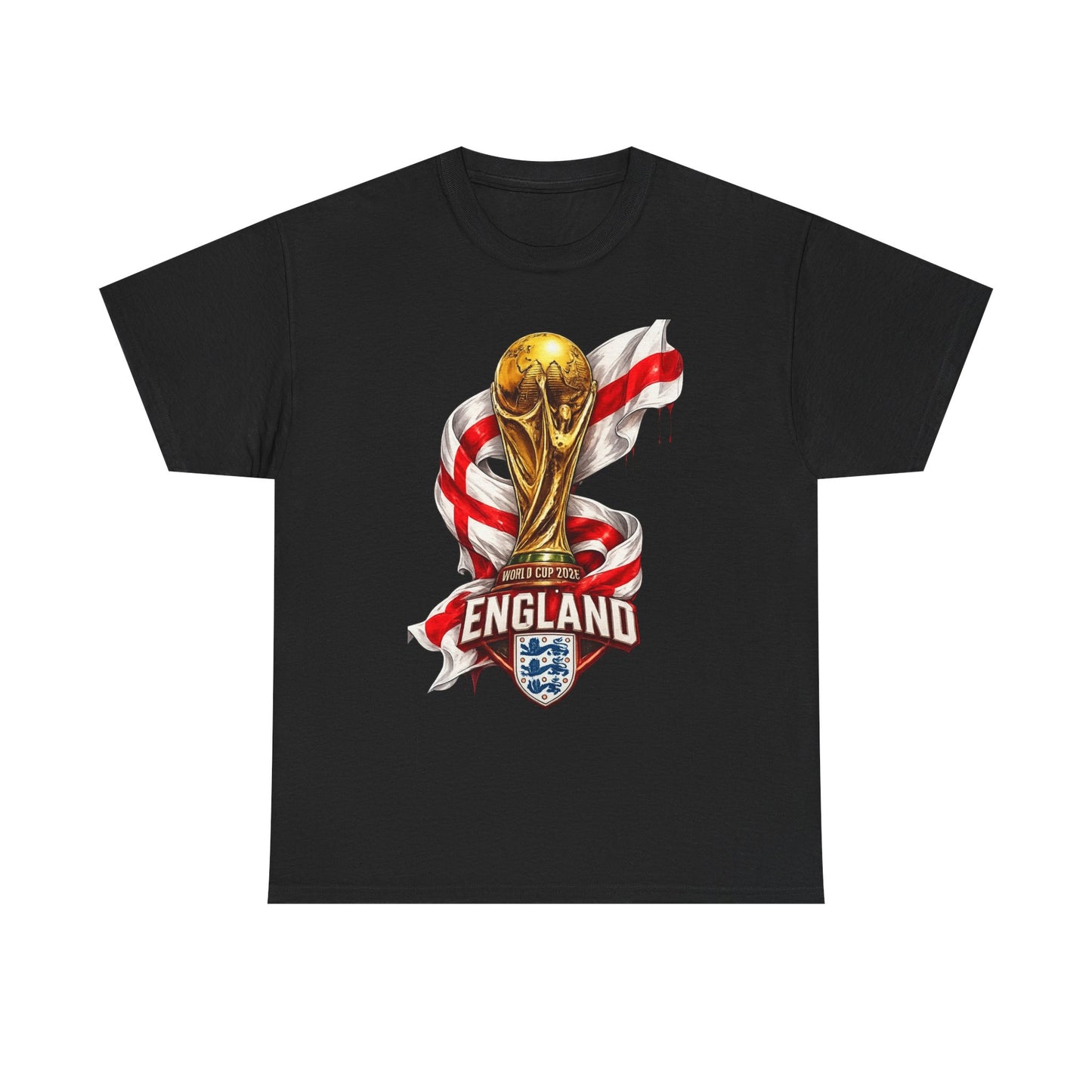 England World Cup Trophy T‑Shirt — St George's Cross Football Fan Tee