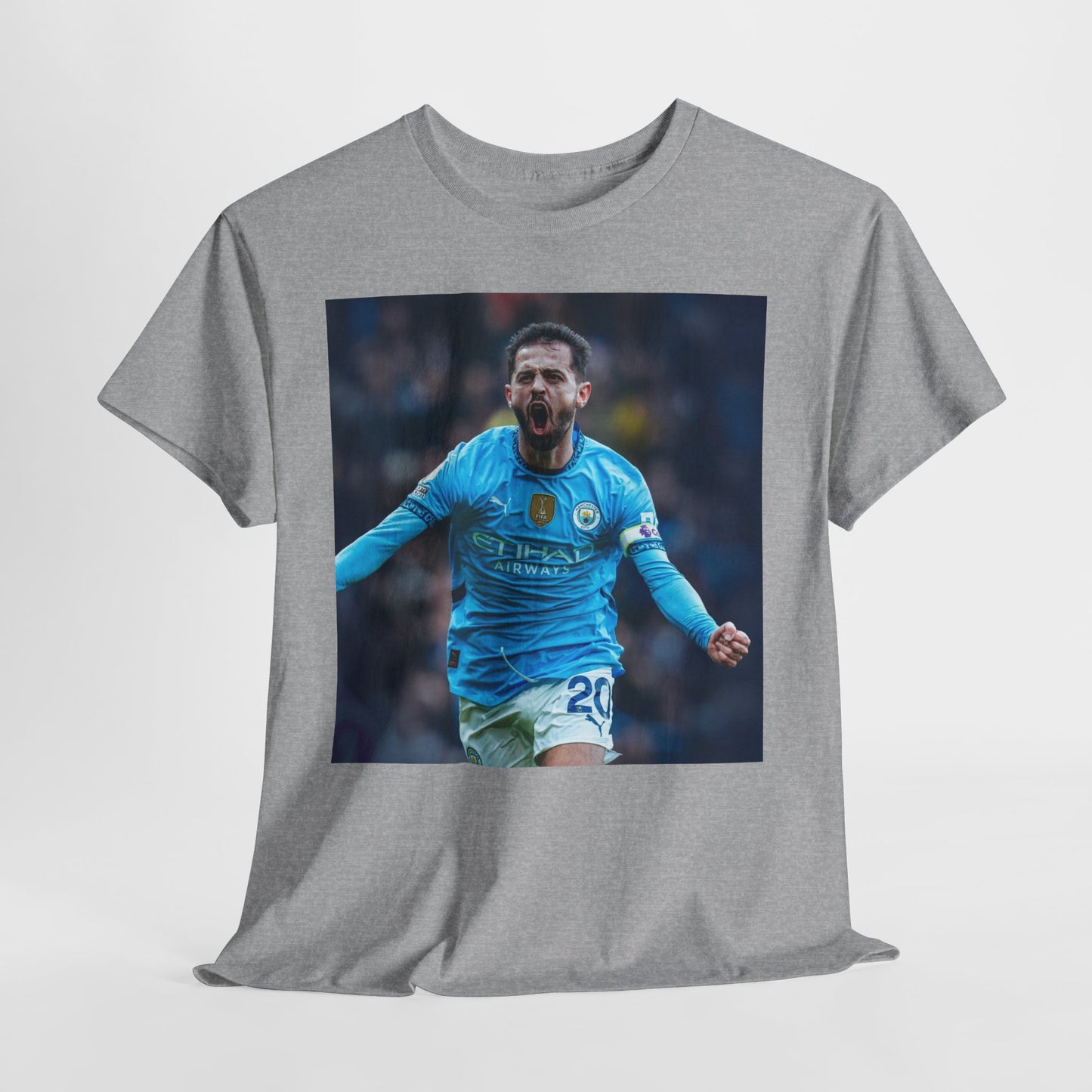 Bernardo Silva Tribute Tee – Inspirational Letter & Celebrating Goal Moment