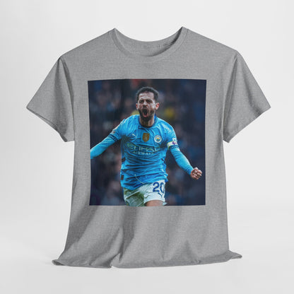 Bernardo Silva Tribute Tee – Inspirational Letter & Celebrating Goal Moment