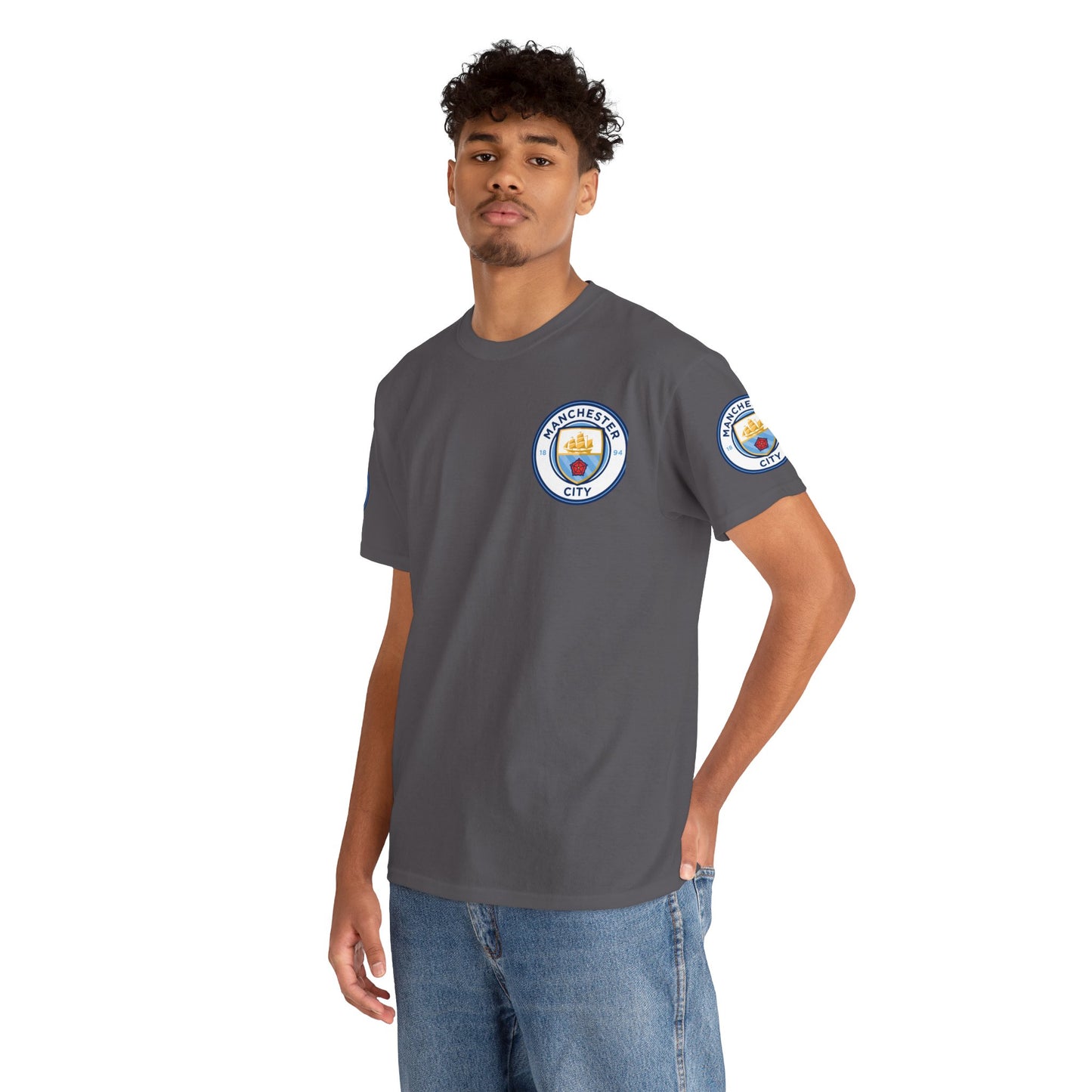 Manchester City Crest T-Shirt — Football Club Logo Tee