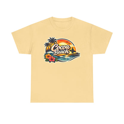 Cocoa Beach Vintage Sunset T-Shirt