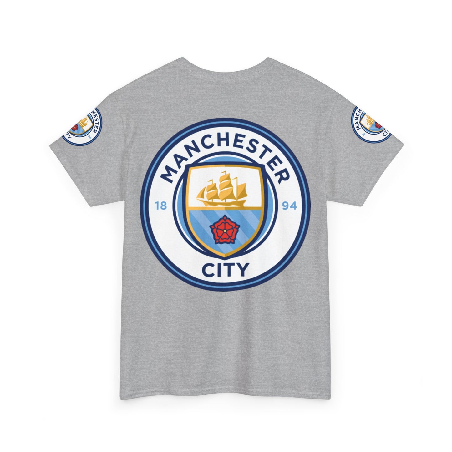 Manchester City Crest T-Shirt — Football Club Logo Tee