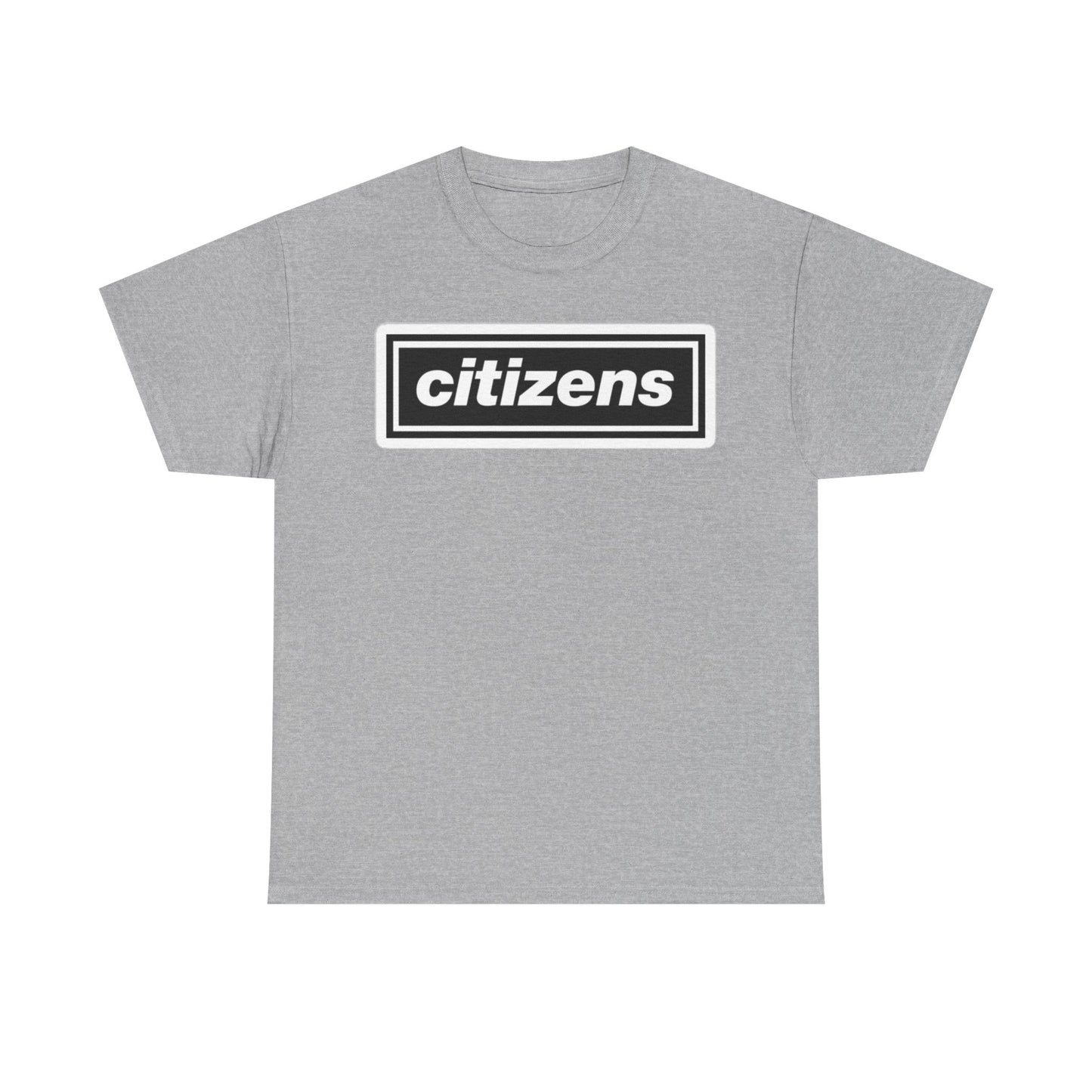 Citizens Manchester City Logo T-Shirt — Minimal Retro Box-Logo Tee