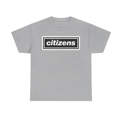 Citizens Manchester City Logo T-Shirt — Minimal Retro Box-Logo Tee