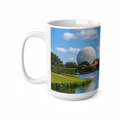 Epcot Spaceship Earth Scenic Ceramic Coffee Mug — 11oz & 15oz