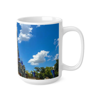 DIsney Castle Photo Ceramic Mug — Fantasy Theme Park Coffee Cup (11oz & 15oz)