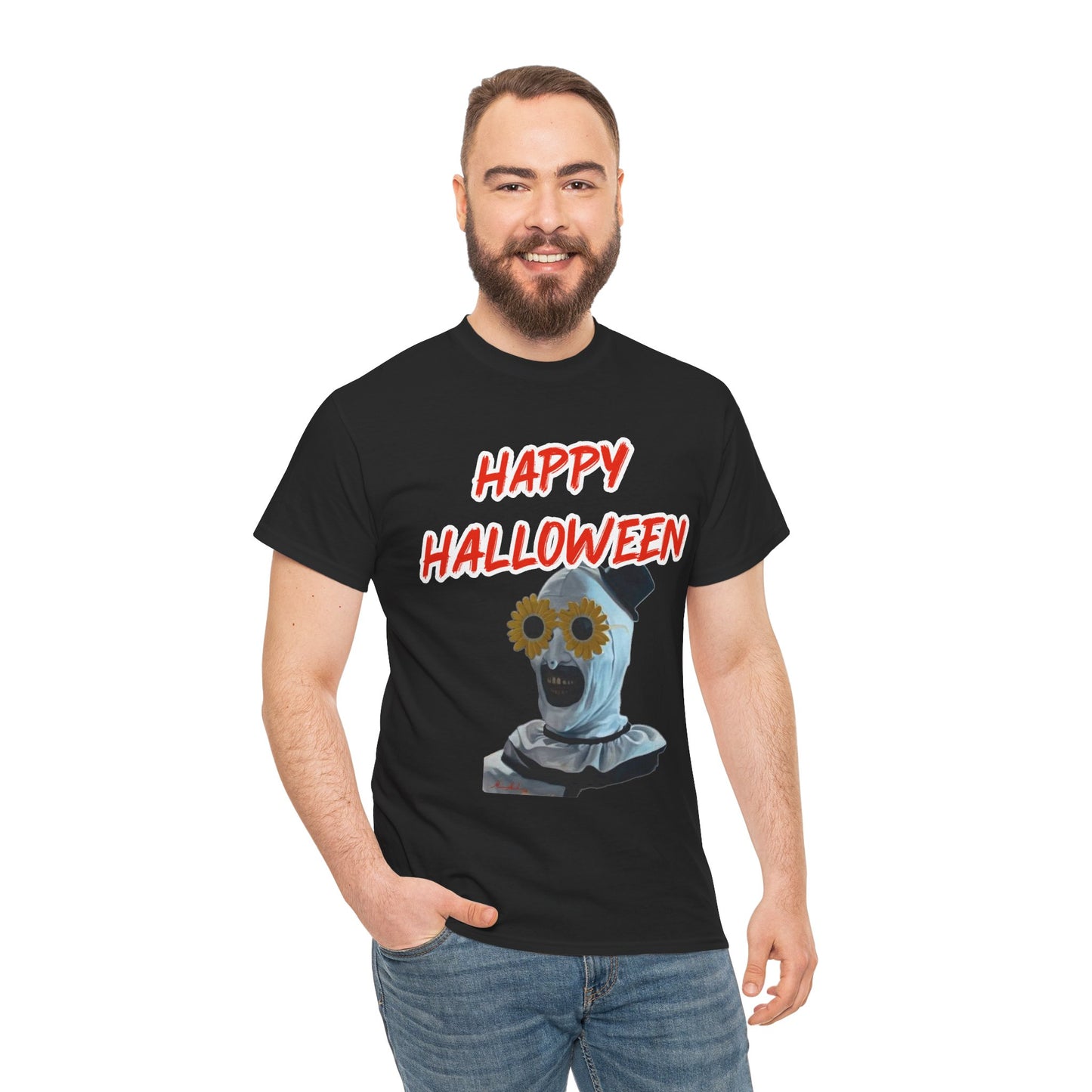 Happy Halloween Costume Mask T‑Shirt