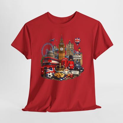 London Landmarks T‑Shirt — British Icons Collage Tee