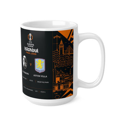 2026 Europa League Final Programme Cover Inspired Ceramic Coffee Cup (11oz/15oz)