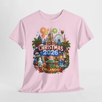 Christmas 2026 Orlando T-Shirt — Holiday Theme Park Souvenir Tee