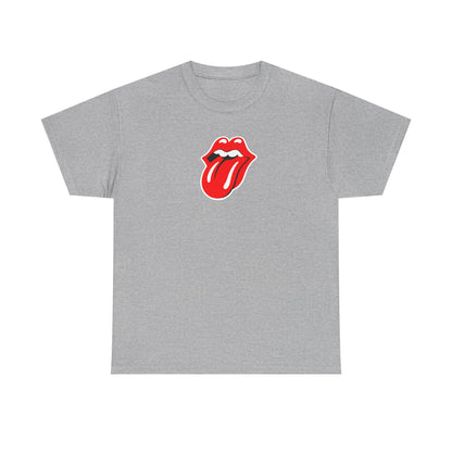 Rock Retro Red Tongue and Lips Graphic Tee